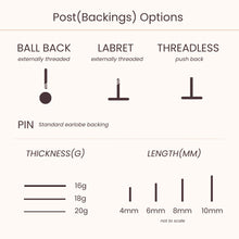 Load image into Gallery viewer, Tiny Northern Star Threadless Pushpin • Whimsigoth Cartilage Earring • Dainty Tragus Labret • Sparkly Conch Piercing • Gold Screwback Stud