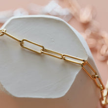 Load image into Gallery viewer, Thick rectangle link bracelet