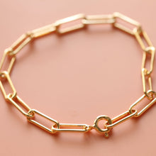 Load image into Gallery viewer, Thick rectangle link bracelet