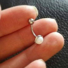 Load image into Gallery viewer, Opal Belly Ring - Origami Jewels