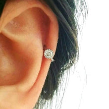 Load image into Gallery viewer, CZ Dot Hoop - Origami Jewels