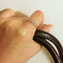 Load image into Gallery viewer, Rose Gold Band Ring - Origami Jewels