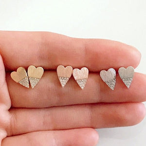 Stone Dipped Heart Jewelry Set - Origami Jewels