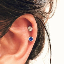 Load image into Gallery viewer, CZ Dot Earring - Origami Jewels