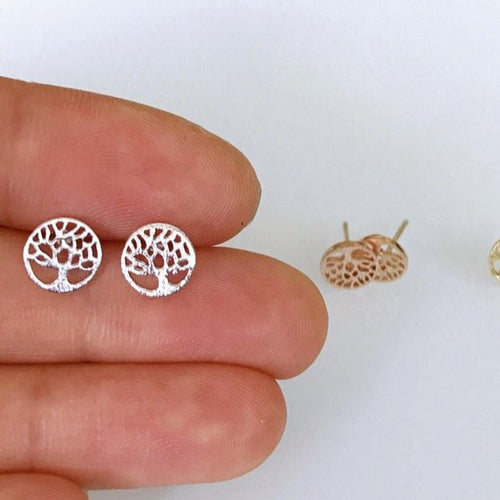 Tree of Life Earrings - Origami Jewels