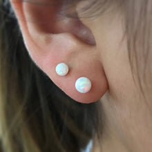 Load image into Gallery viewer, 16g Opal Cartilage Earring - Origami Jewels