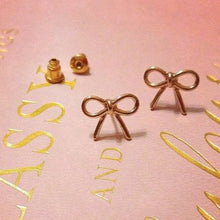 Load image into Gallery viewer, Bow Earrings - Origami Jewels