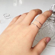 Load image into Gallery viewer, Double Hexagon Ring - Origami Jewels