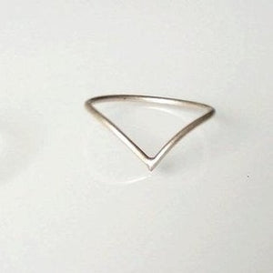 Chevron Band Ring - Origami Jewels