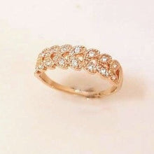 Load image into Gallery viewer, Rose Gold Band Ring - Origami Jewels