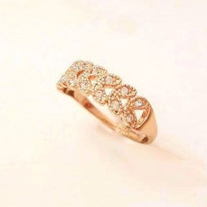 Rose Gold Band Ring - Origami Jewels