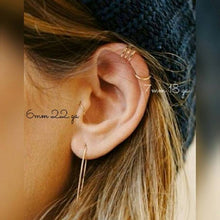 Load image into Gallery viewer, Infinity Hoop Earring - Origami Jewels