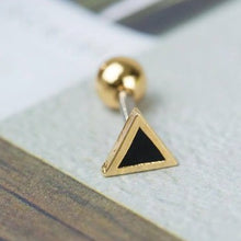 Load image into Gallery viewer, 16g Triangle Earring - Origami Jewels