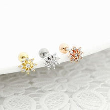 Load image into Gallery viewer, Snowflake Cartilage Earring - Origami Jewels