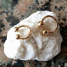 Load image into Gallery viewer, 16g Horseshoe Ring - Origami Jewels