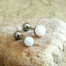 Load image into Gallery viewer, 16g Opal Cartilage Earring - Origami Jewels