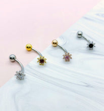 Load image into Gallery viewer, Sunflower Naval Ring - Origami Jewels