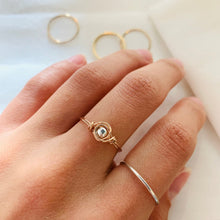 Load image into Gallery viewer, 925 Silver Ball Wrapped Rose Ring - Origami Jewels