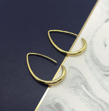 Load image into Gallery viewer, Teardrop Hoops - Origami Jewels