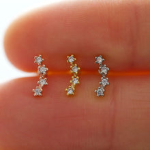 Load image into Gallery viewer, CZ Mini Constellation Earring - Origami Jewels