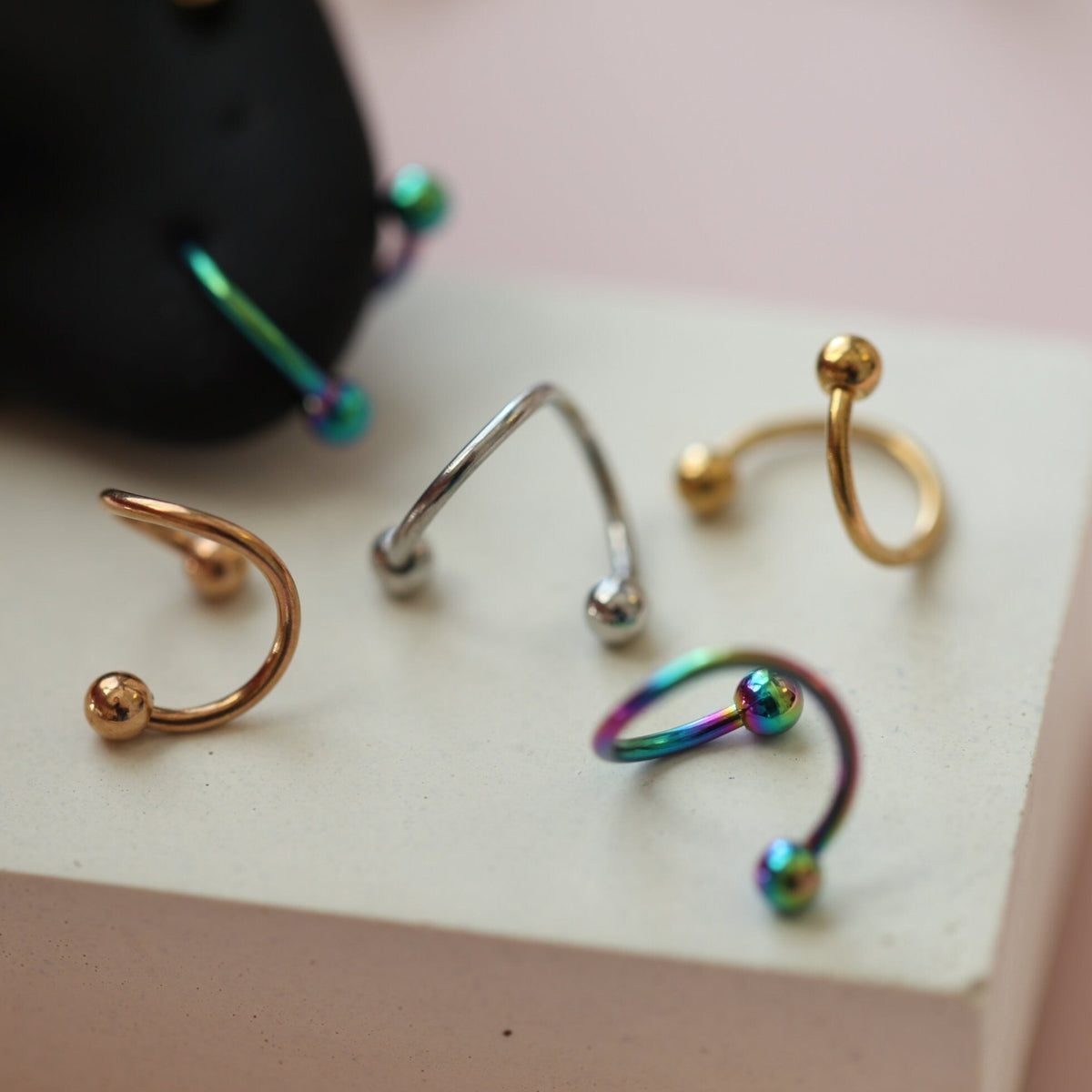 Spiral deals helix earring