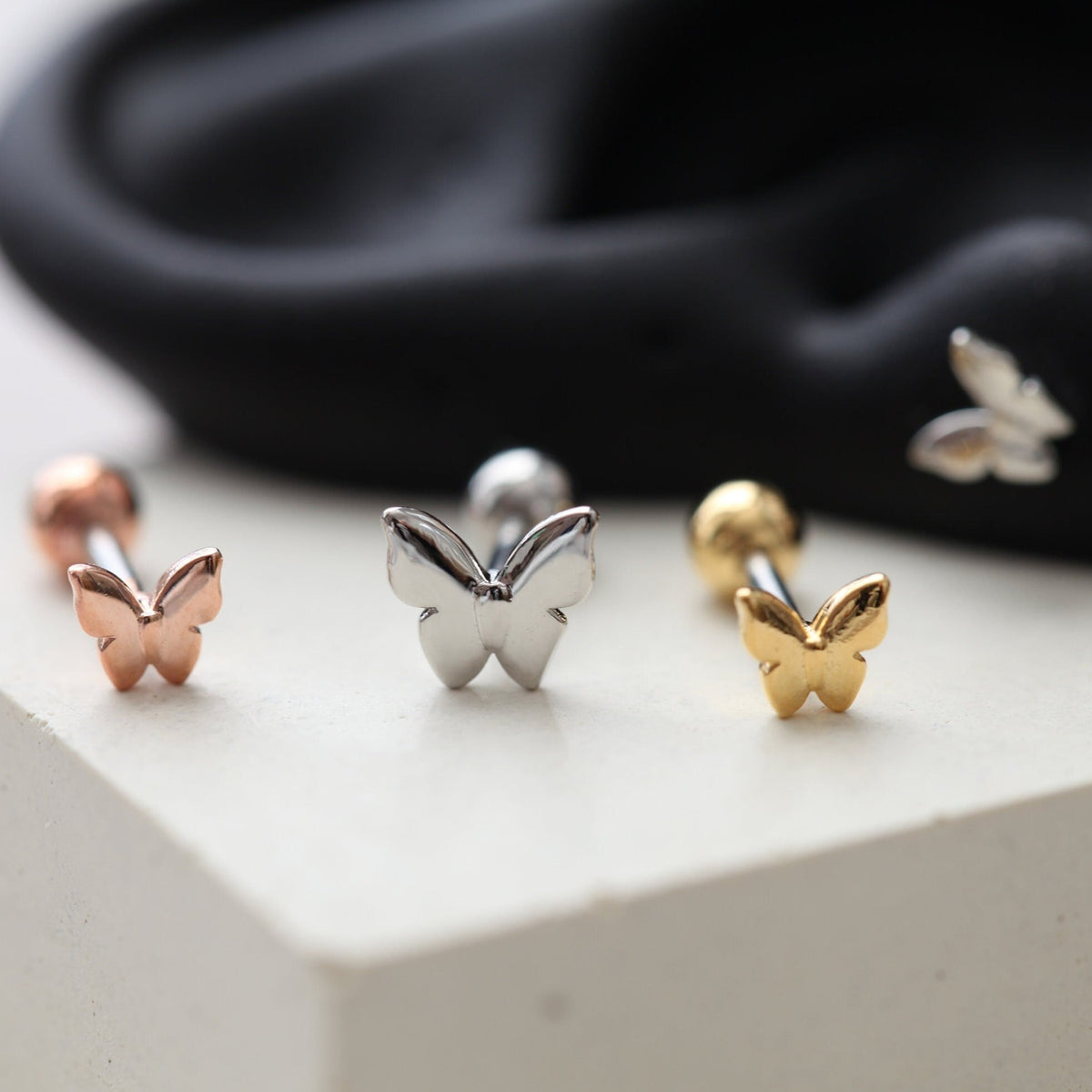 18g Spiral Cartilage Earrings – Origami Jewels