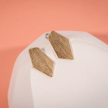 Load image into Gallery viewer, Geometric Jewelry Set, Irregular Pentagon layering necklace, geometric necklace, rose gold, silver pentagon earrings, unique jewelry gift