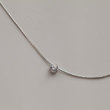 Load image into Gallery viewer, Chic Dainty Necklace, black collarbone necklace, sterling silver necklace, necklaces for her, gold minimalist, dainty jewelry, gifts for her