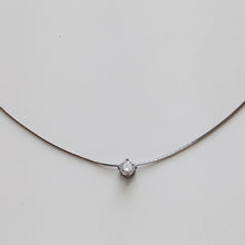 Load image into Gallery viewer, Chic Dainty Necklace, black collarbone necklace, sterling silver necklace, necklaces for her, gold minimalist, dainty jewelry, gifts for her