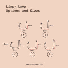 Load image into Gallery viewer, 16g Cross Medusa Piercing • Medieval Cross Lippy Loop Labret Lip ring • Comfortable Surgical Steel Lip Ring • Cross Whimsigoth Lip Piercing