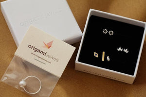 Heart Planet Studs