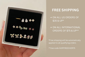 Heart Planet Studs