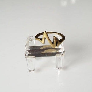Heartbeat Midi Ring - Origami Jewels