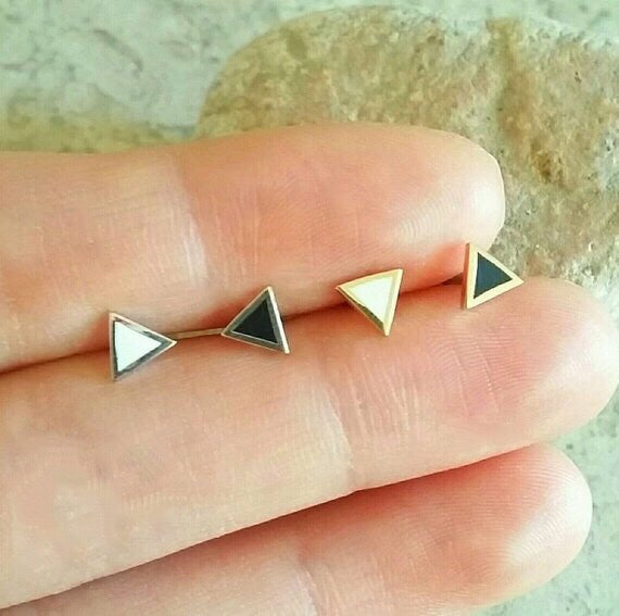 16g Triangle Earring - Origami Jewels