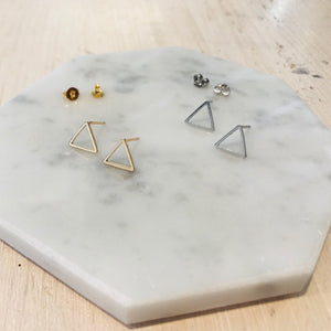 Triangle Earrings - Origami Jewels