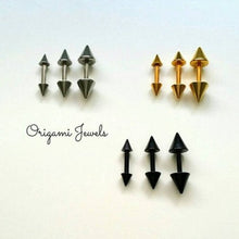 Load image into Gallery viewer, Cone Earrings - Origami Jewels