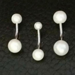 Pearl Belly Ring - Origami Jewels