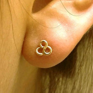 Three Dots Earrings - Origami Jewels