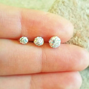16g Glitter Ball Earrings - Origami Jewels