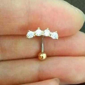 Snowflake Belly Ring
