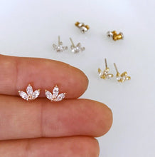 Load image into Gallery viewer, Tiara Stud Earring - Origami Jewels