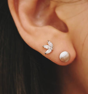 Tiara Stud Earring - Origami Jewels