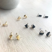 Load image into Gallery viewer, Shell Geometric Earrings - Origami Jewels