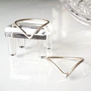 Chevron Band Ring - Origami Jewels