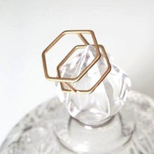 Load image into Gallery viewer, Double Hexagon Ring - Origami Jewels