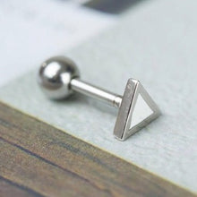Load image into Gallery viewer, 16g Triangle Earring - Origami Jewels
