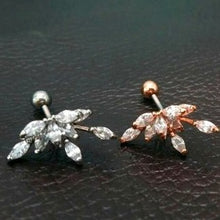 Load image into Gallery viewer, Lotus Flower Belly Ring - Origami Jewels