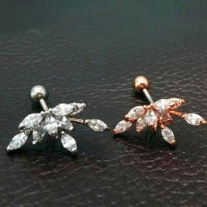 Lotus Flower Belly Ring - Origami Jewels