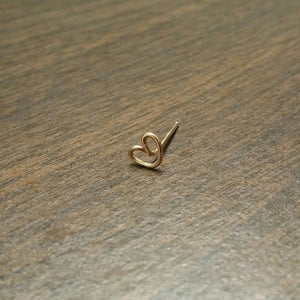 Heart Wire Earring - Origami Jewels
