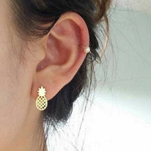 Load image into Gallery viewer, Pineapple Earrings - Origami Jewels